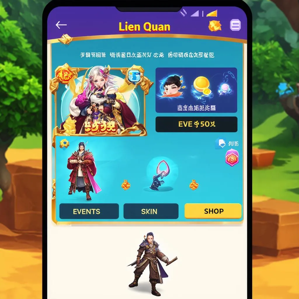 Giao diện game Liên Quân Mobile