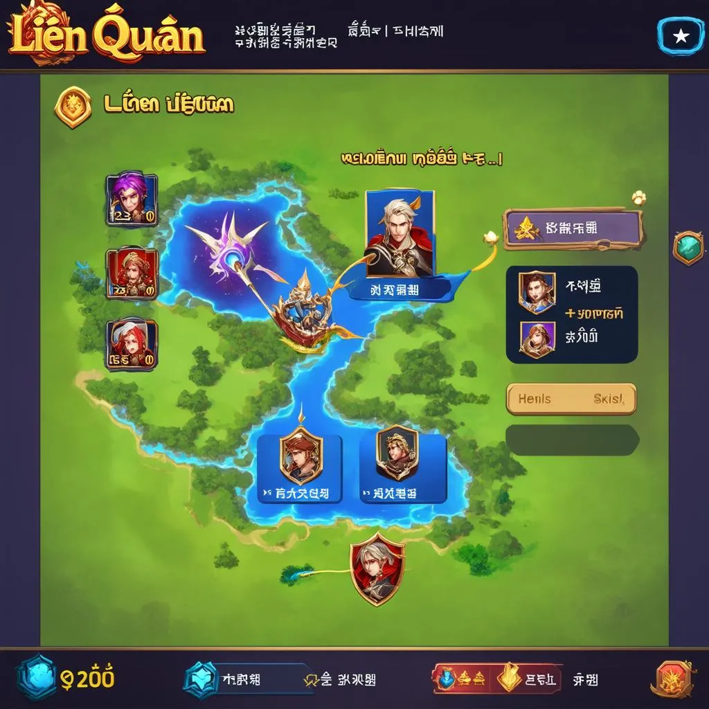 Giao diện game Liên Quân Mobile