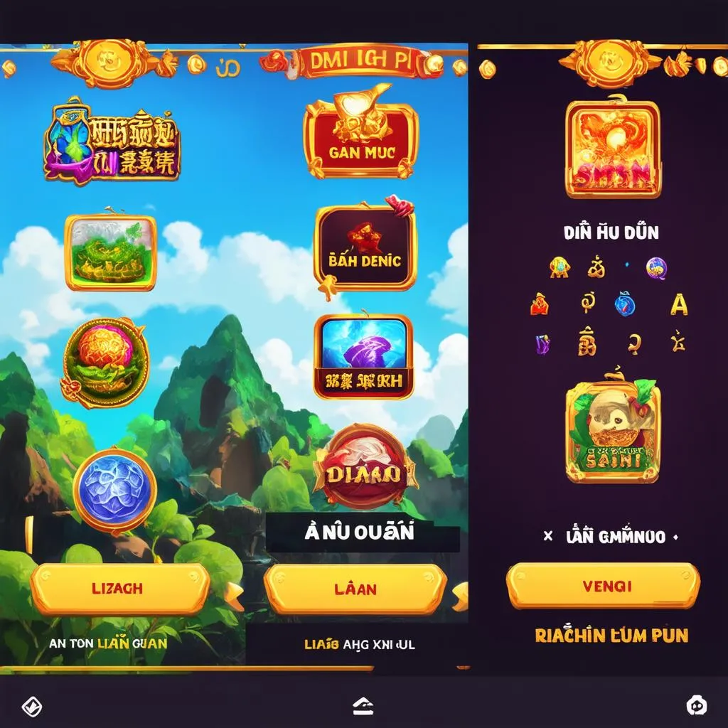 Giao diện game Liên Quân Mobile