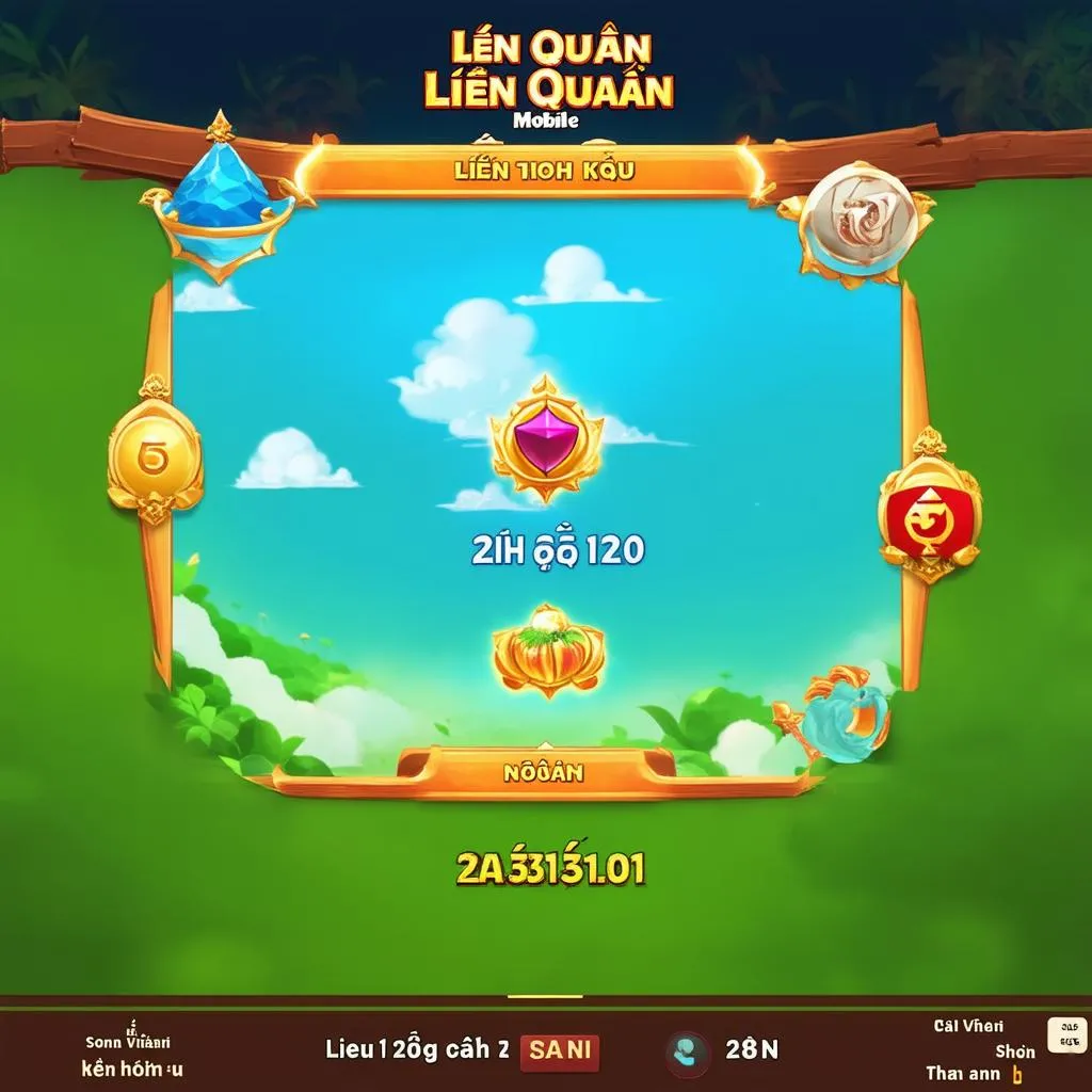 Giao diện Liên Quân Mobile