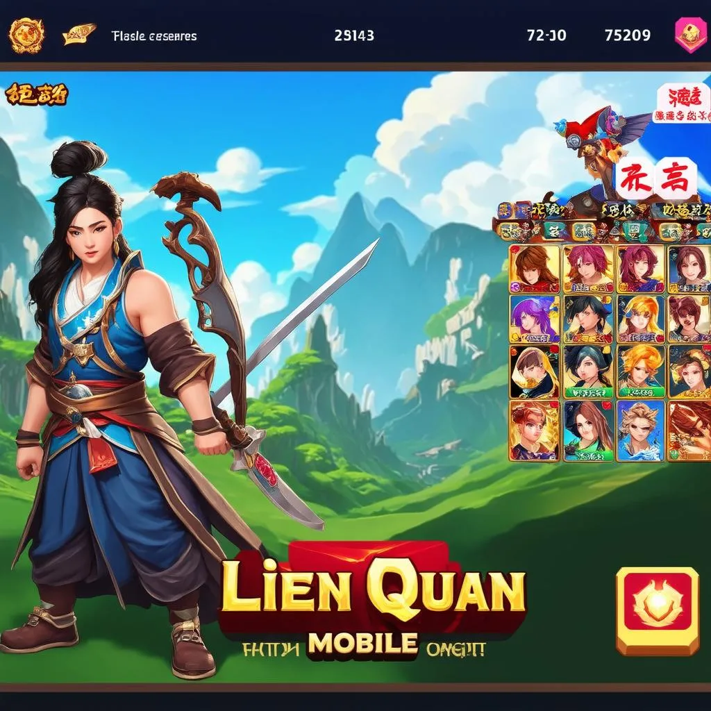 Giao diện Liên Quân Mobile