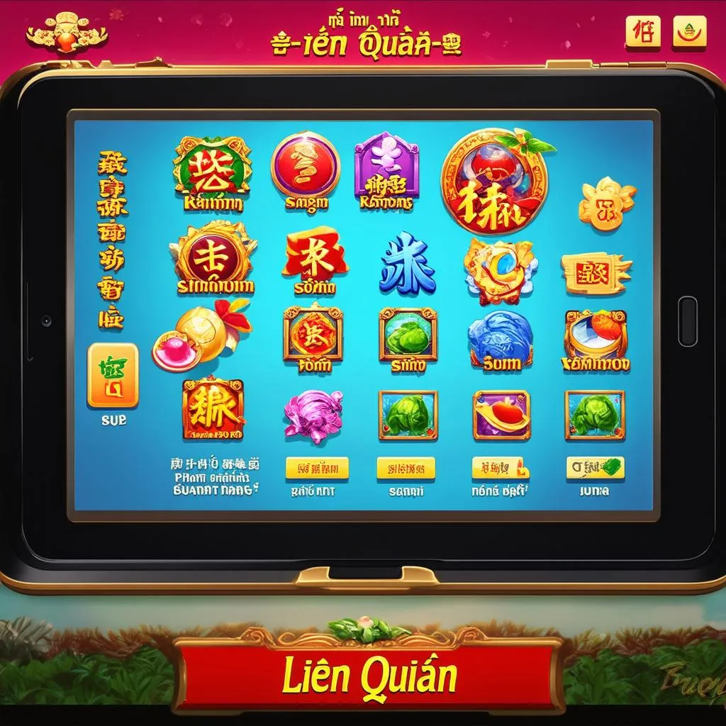 Giao diện chính của game Liên Quân Mobile