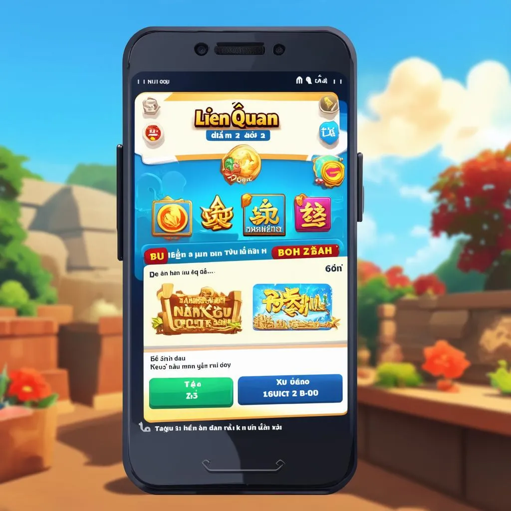 Giao diện game Liên Quân Mobile