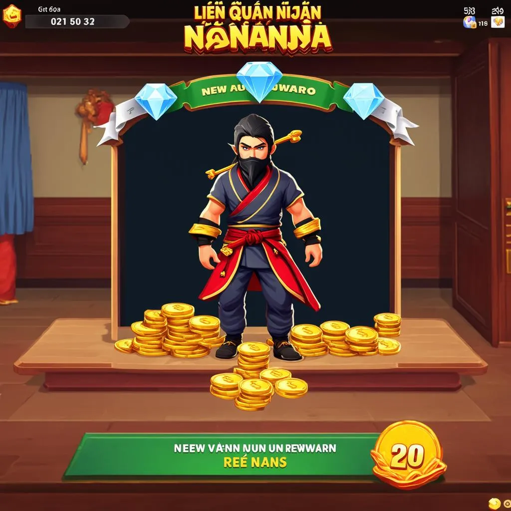 Giao diện game Liên Quân Ninja