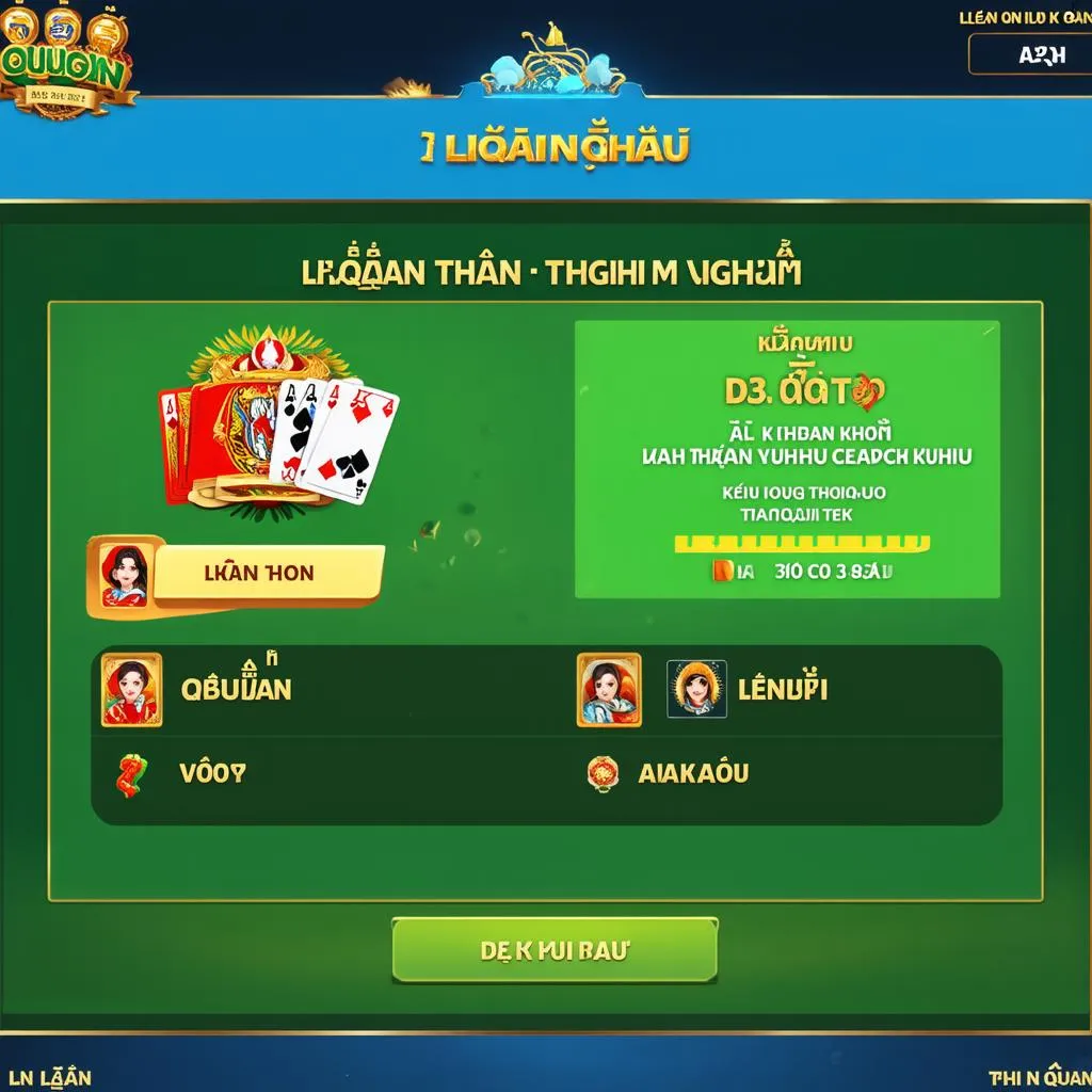 Giao diện game Liên Quân Thử Nghiệm Đài Loan