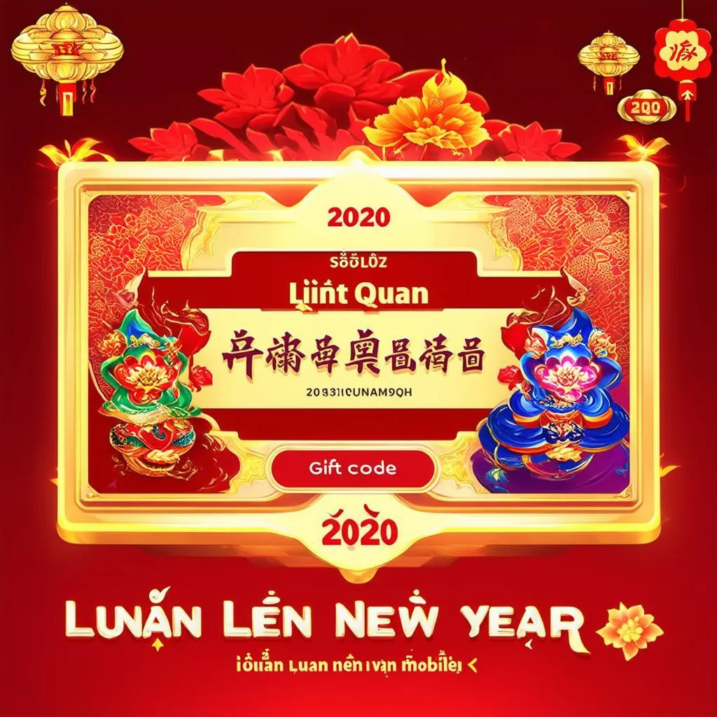 Hình ảnh minh họa về gift code Liên Quân Tết 2020