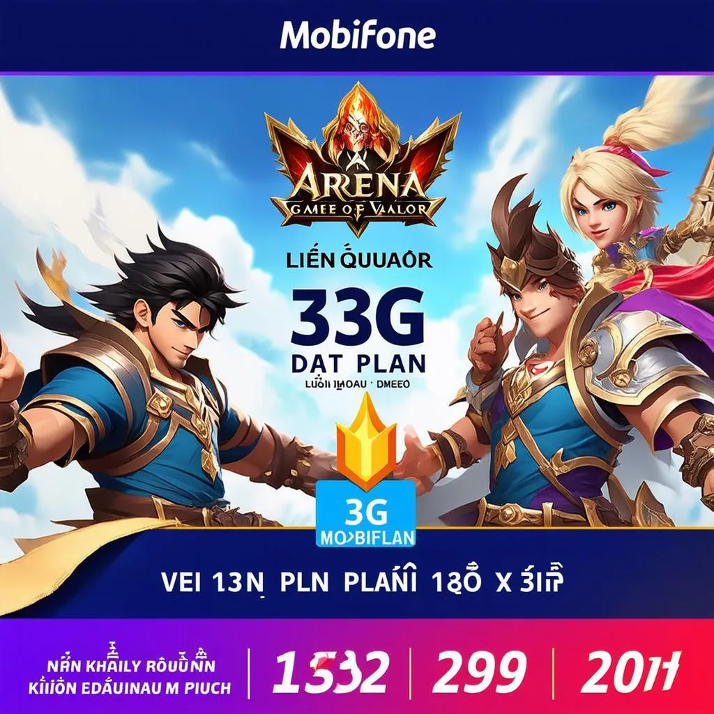 Gói cước 3G Liên Quân Mobifone