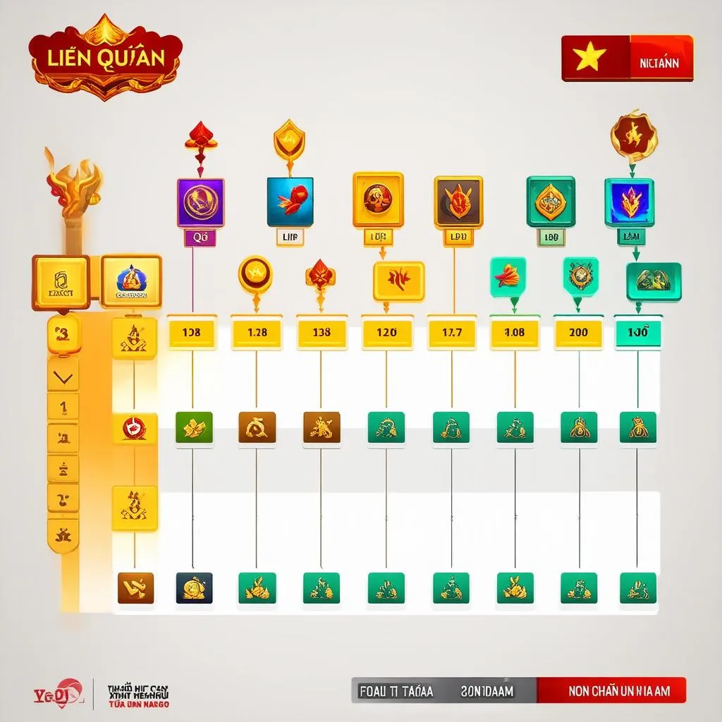 Hệ thống rank Liên Quân Mobile