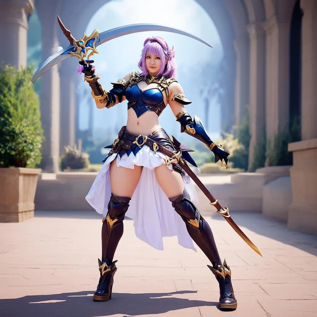 Hình ảnh Mina Liên Quân cosplay