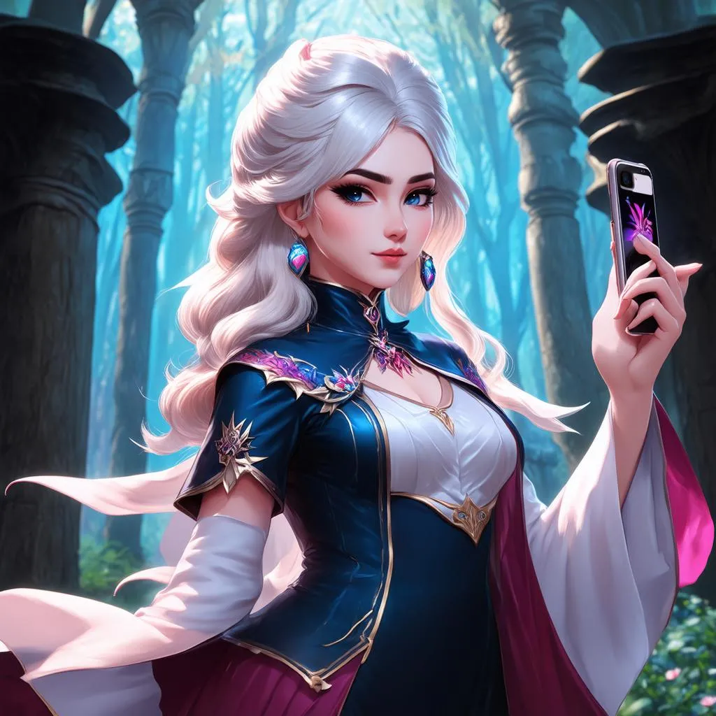 Hình nền Liên Quân Mobile Skin Natalya Quý Cô Du Hành