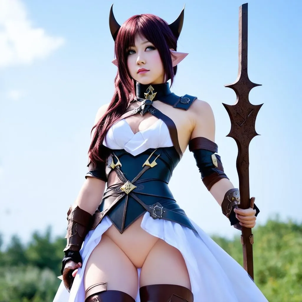 Hình nền Nátlya cosplay