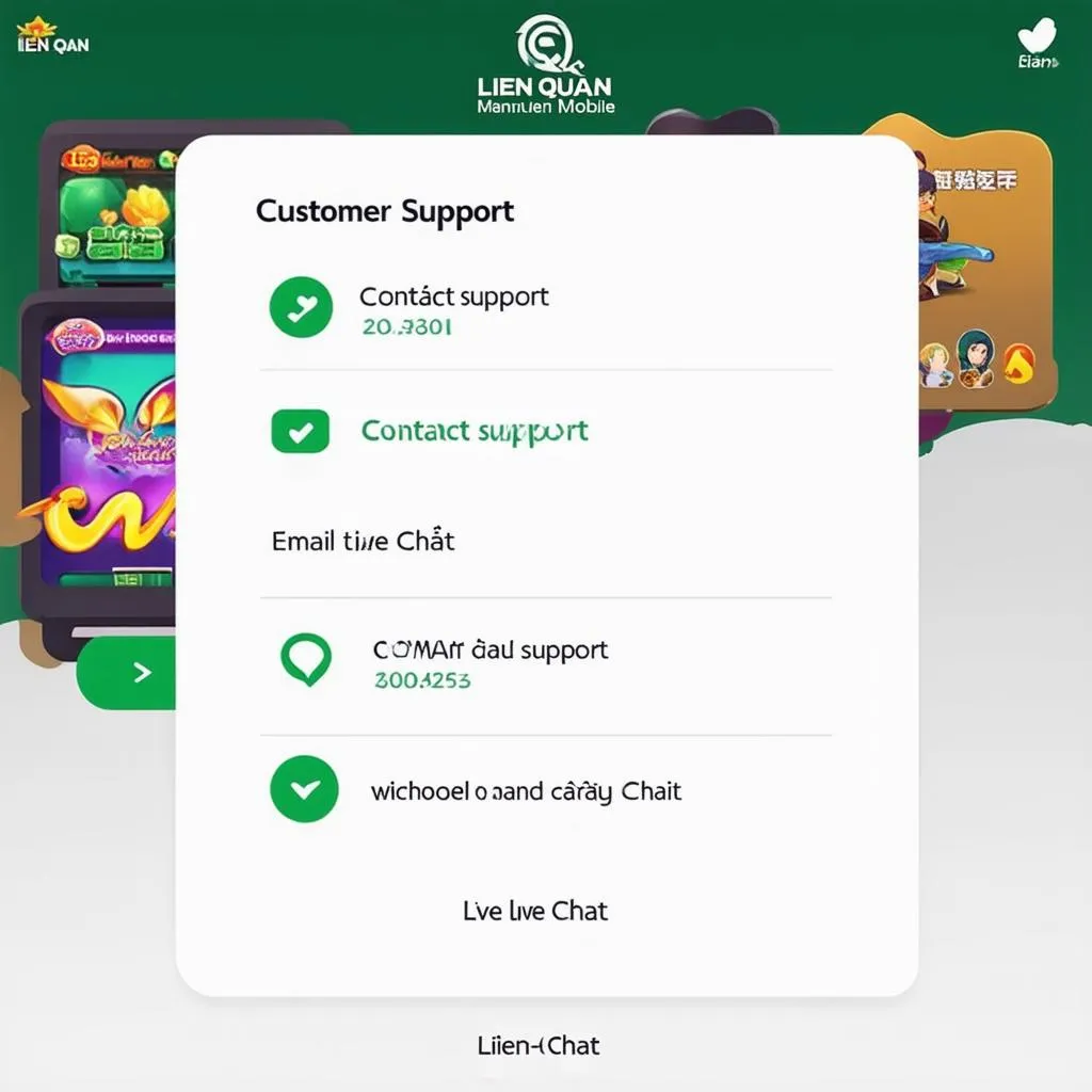 Lien Quan customer support