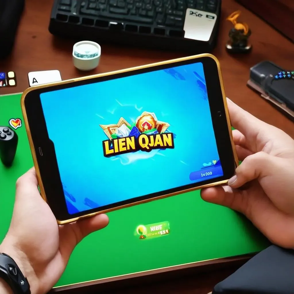 game thủ chuyên nghiệp đang hướng dẫn chơi Liên Quân Mobile