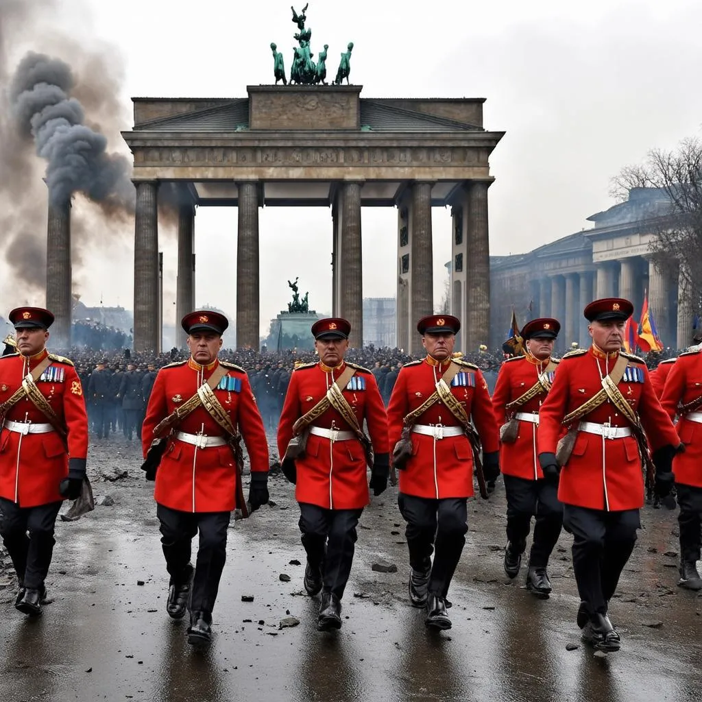 Hồng quân Liên Xô tiến vào Berlin