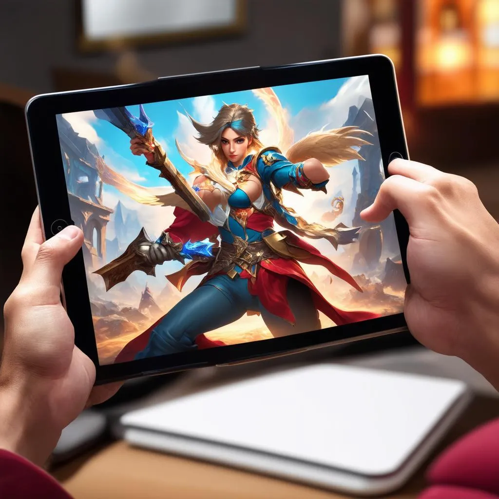 iPad hiện đại chơi game