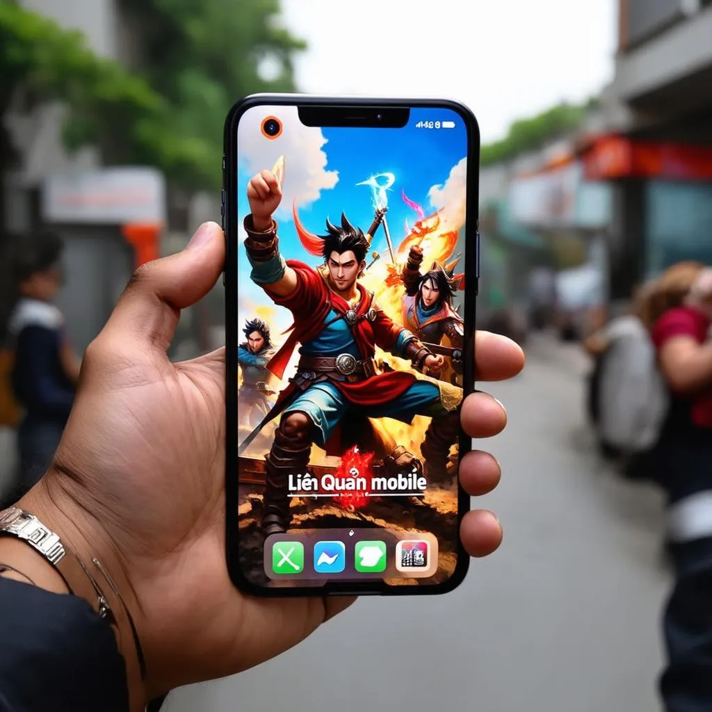 iPhone XS Max chơi Liên Quân