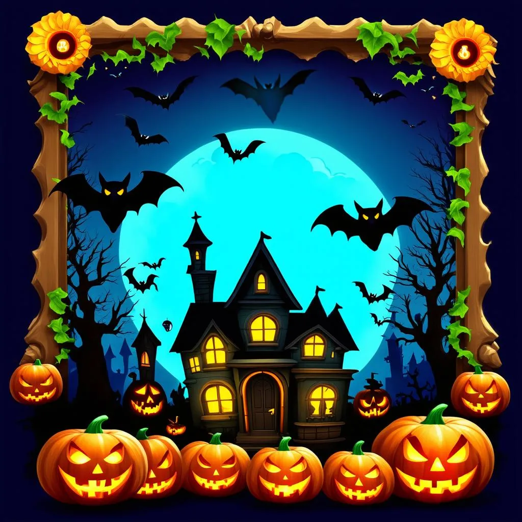 khung ảnh liên quân sự kiện halloween