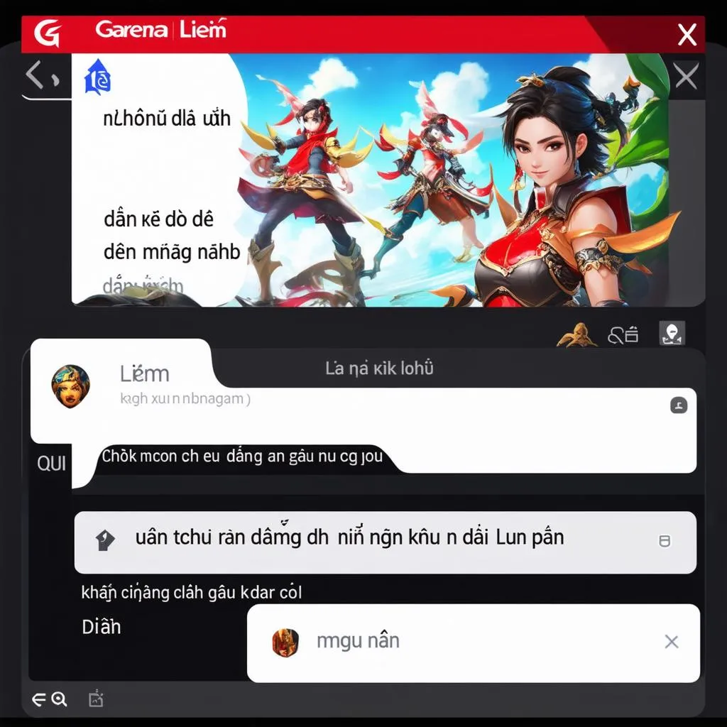 Liên hệ hỗ trợ game liên quân