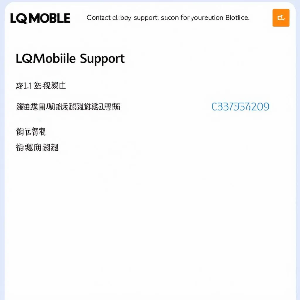 Liên Hệ Hỗ Trợ LQMOBILE