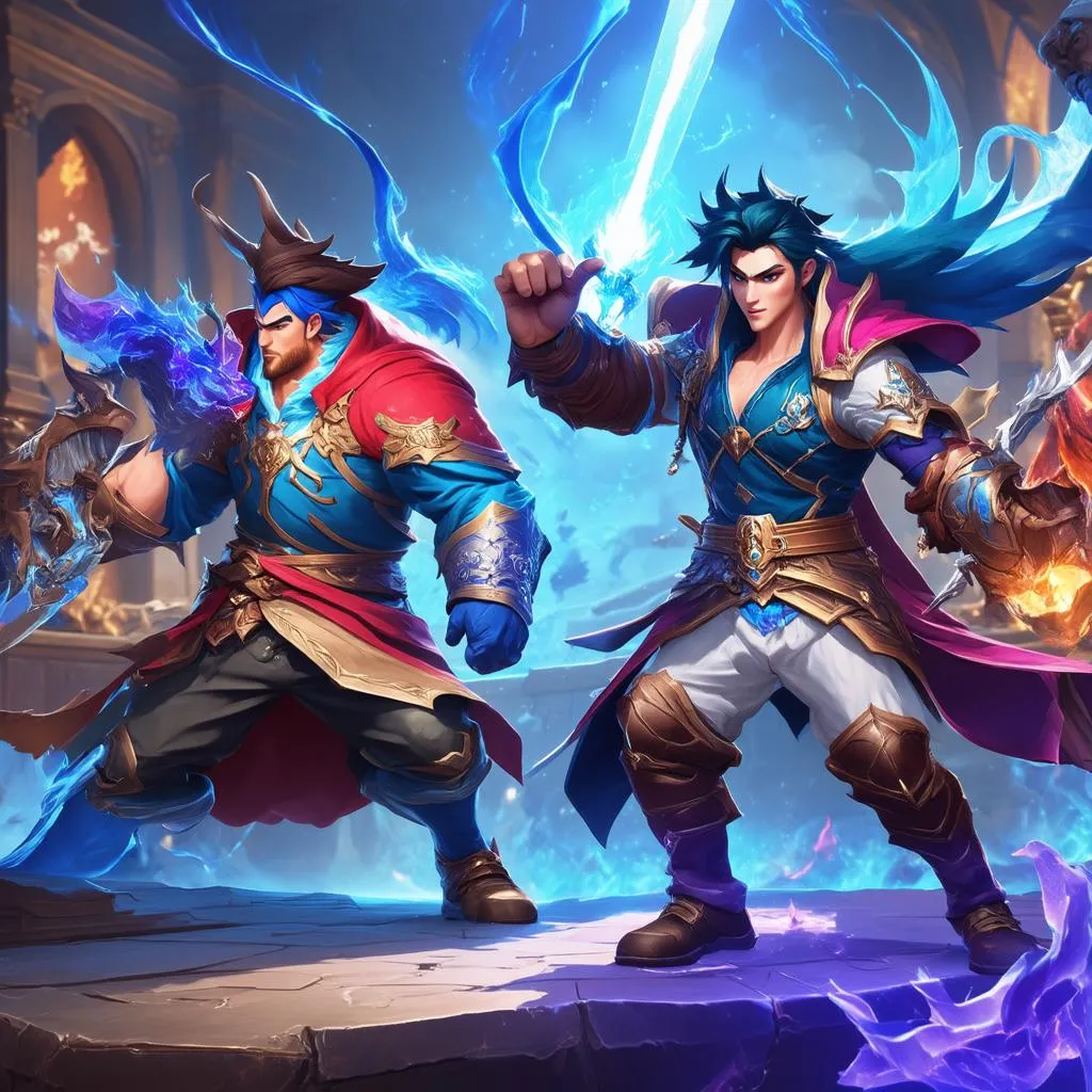 Đối đầu giữa hai thế lực MOBA