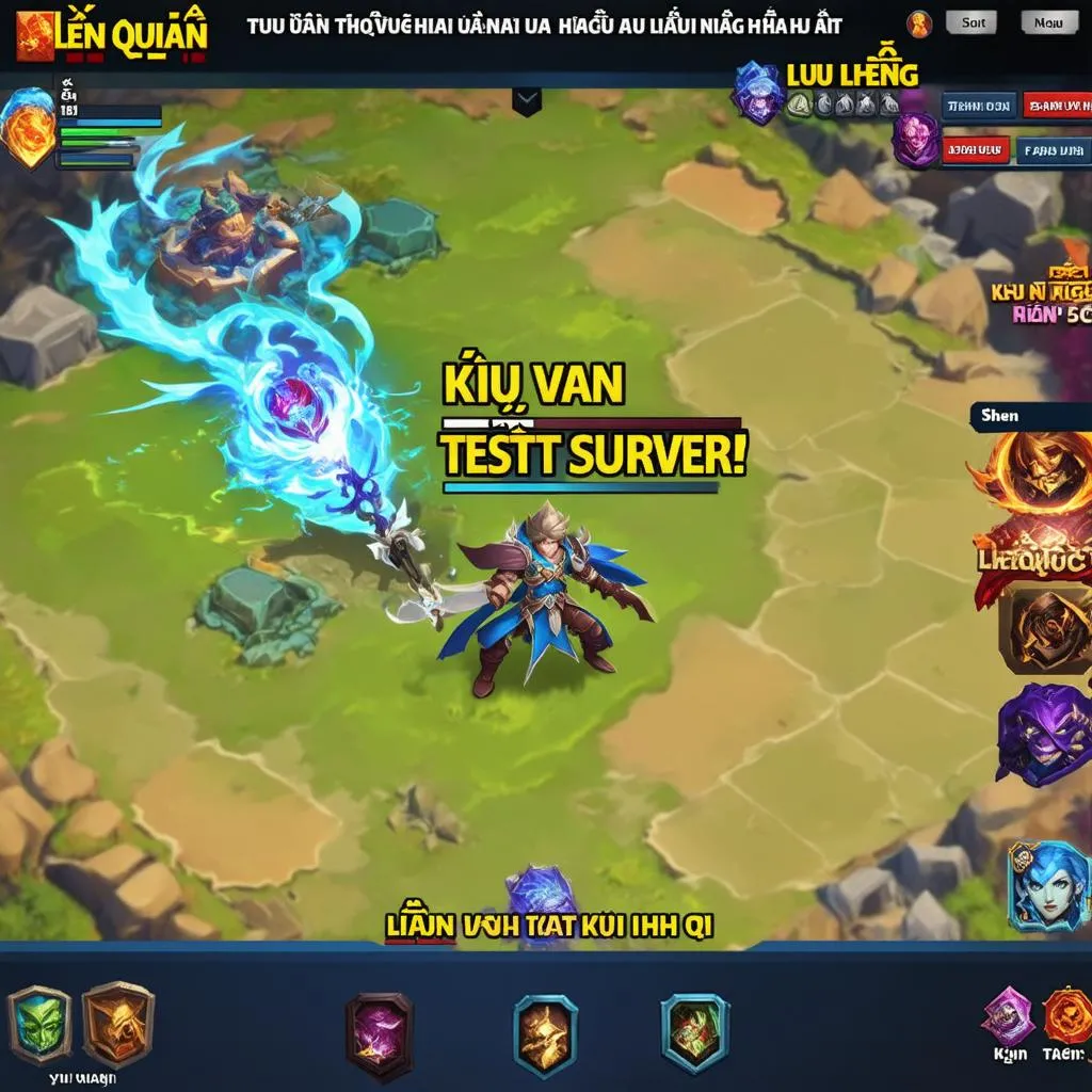 Hình ảnh chơi game Liên Quân Mobile bản test