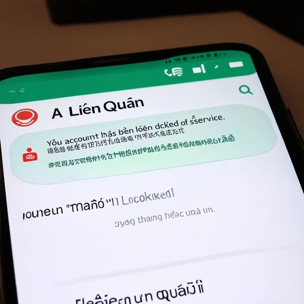 Liên Quân Mobile Bị Khóa Tài Khoản