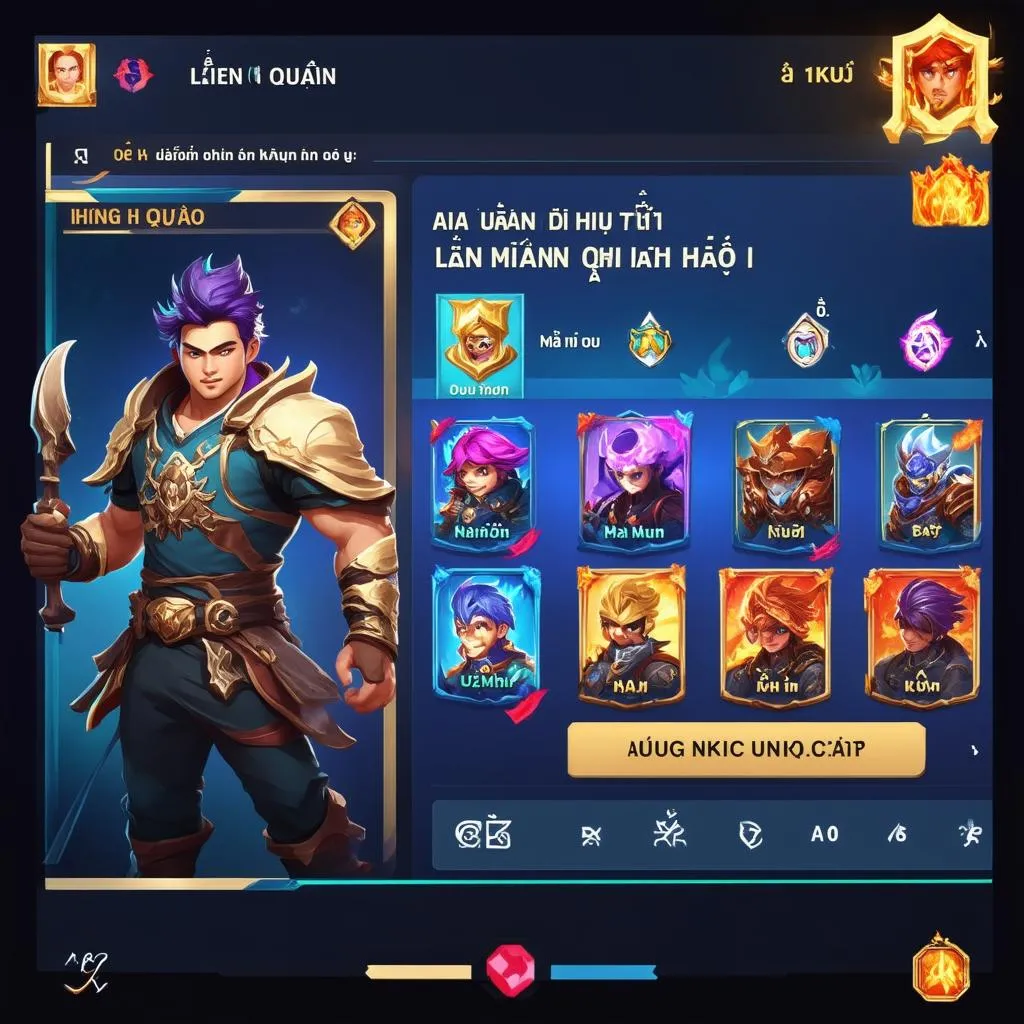 Game thủ Liên Quân với mong muốn sở hữu acc full tướng full trang phục