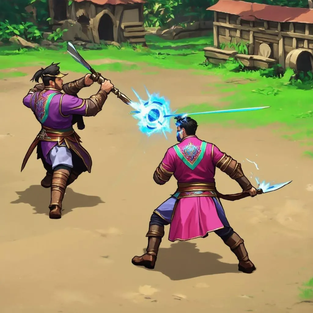 Game thủ Liên Quân đang gank