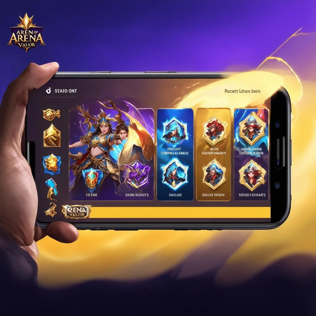 Giao diện game Liên Quân Mobile