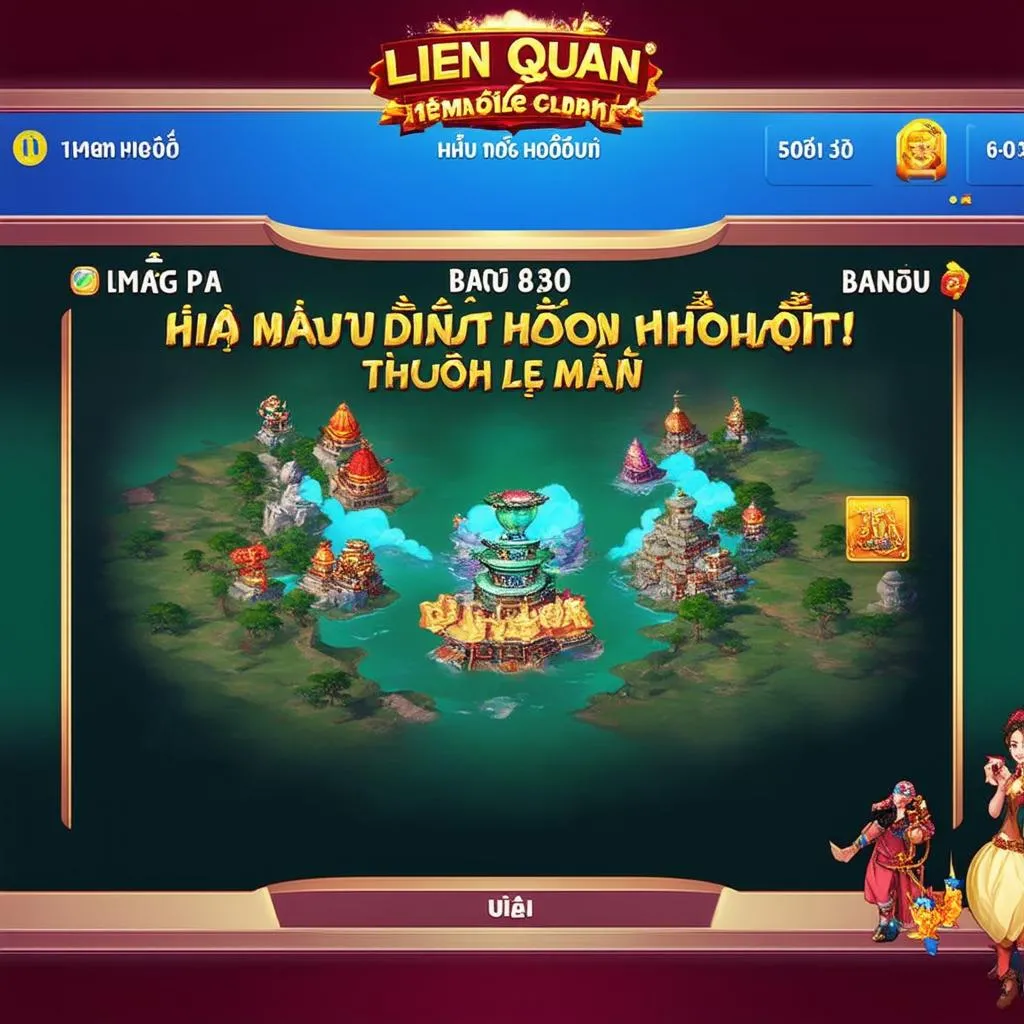 giao diện game liên quân mobile