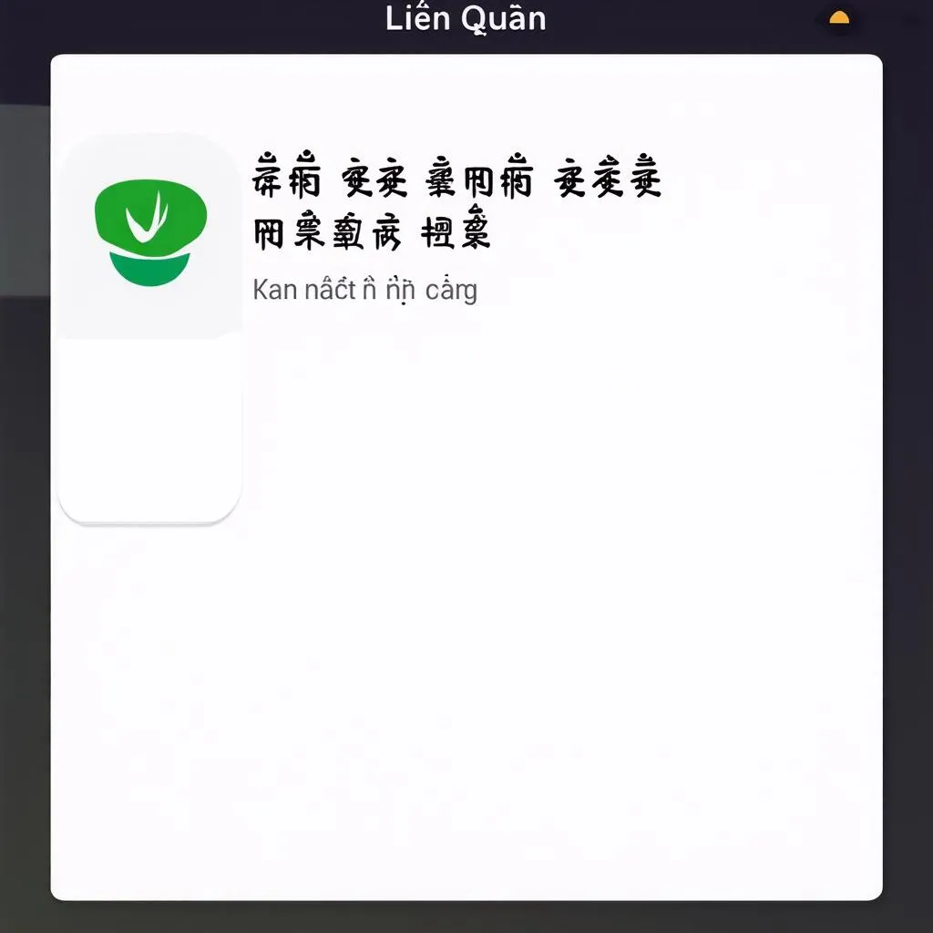 Giao diện đăng nhập Liên Quân Mobile