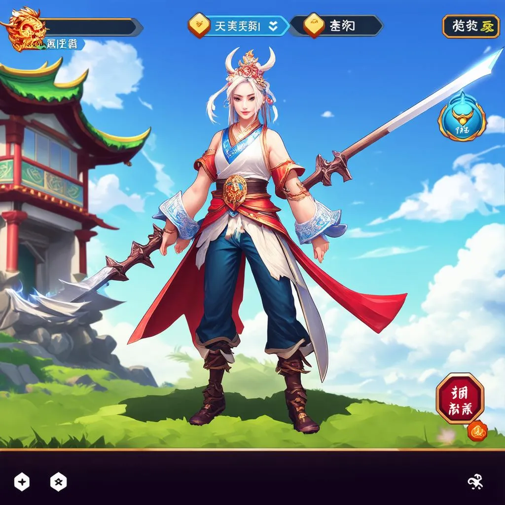 Game Liên Quân Mobile với các kí tự đặc biệt