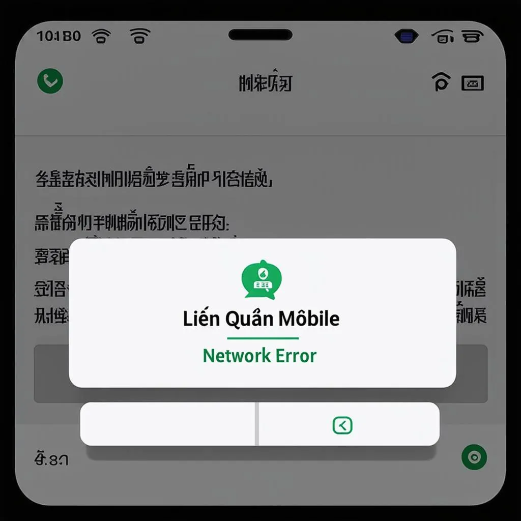 Liên Quân Mobile lỗi mạng