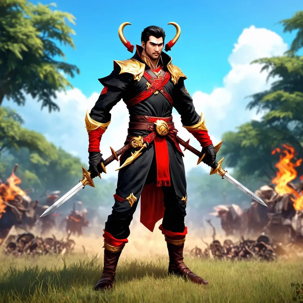 Game thủ Liên Quân Mobile với Nakroth Siêu Việt