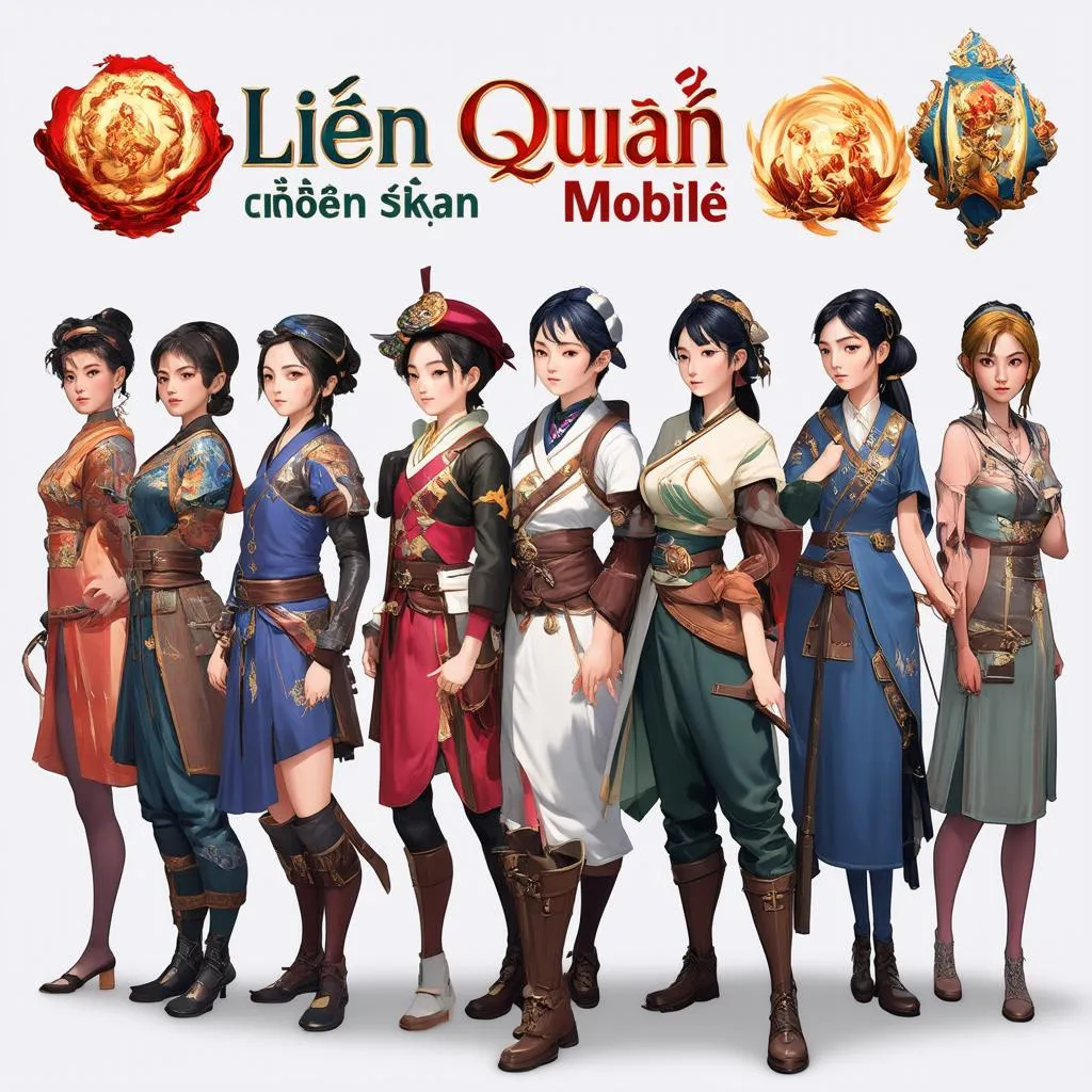 Các skin tướng Liên Quân