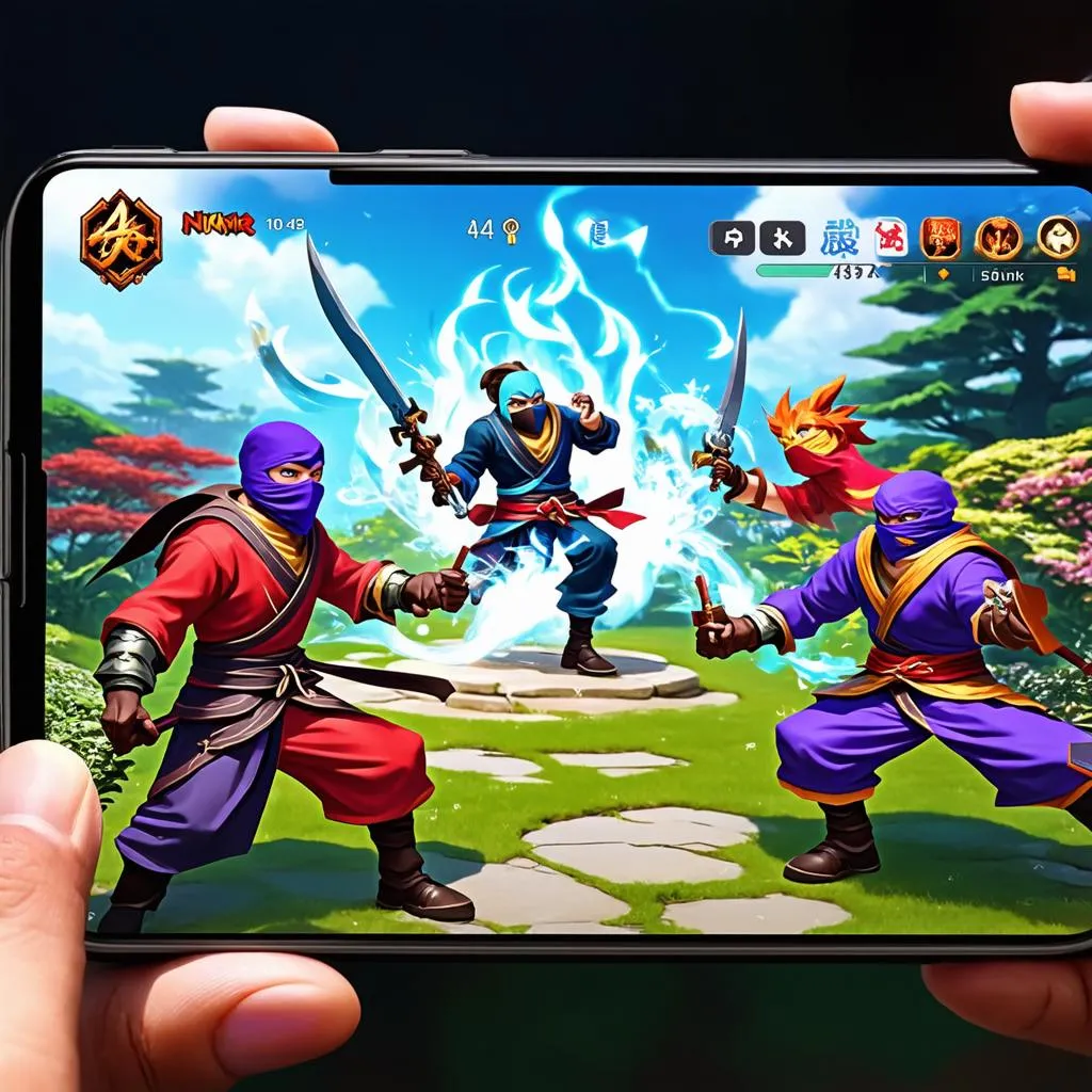 Hình ảnh game Liên Quân Ninja trên điện thoại iOS