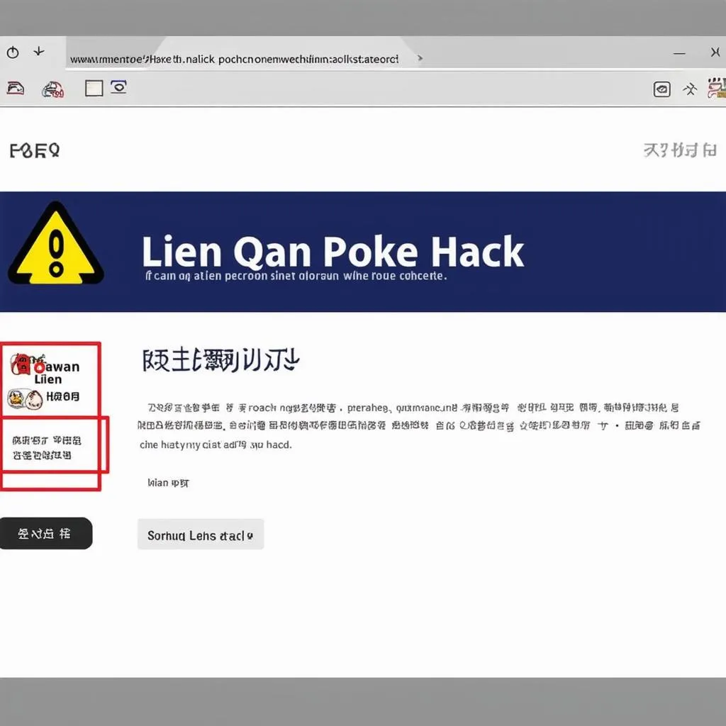 Liên Quân Poke Giả Mạo