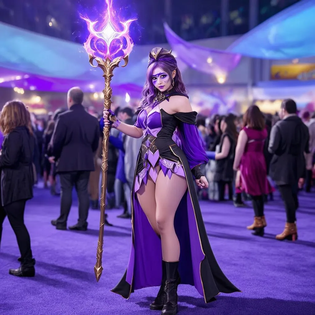 Cosplay Liliana tại sự kiện Liên Quân