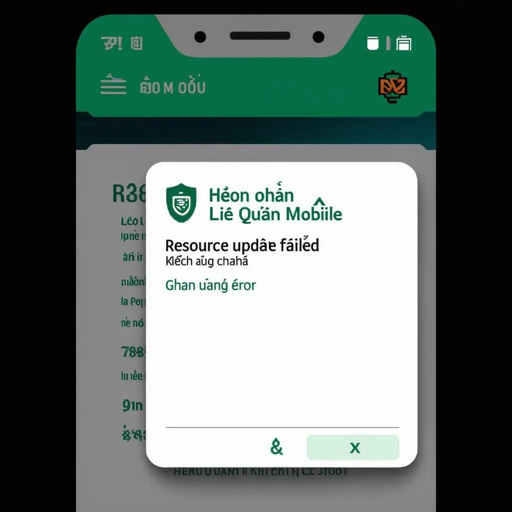 Lỗi cập nhật tài nguyên Liên Quân