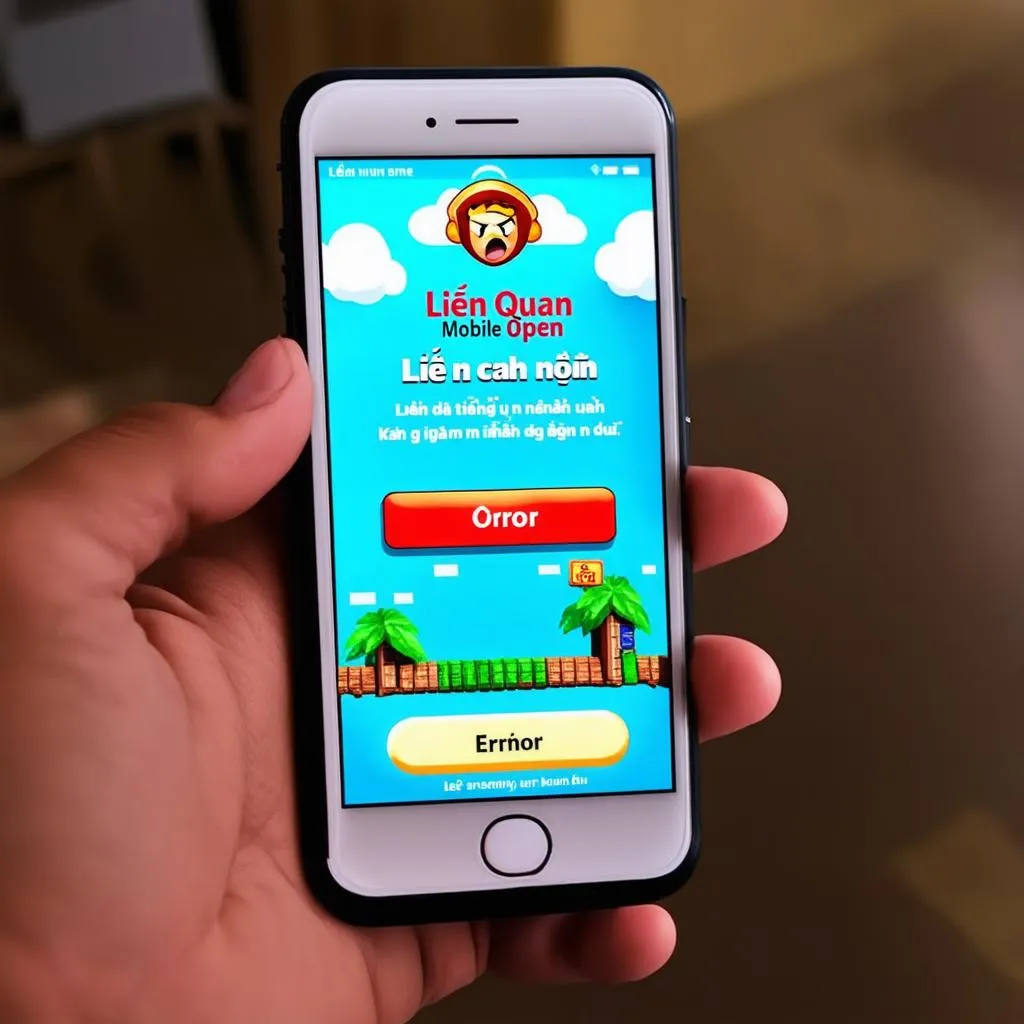 Game Liên Quân Mobile bị lỗi