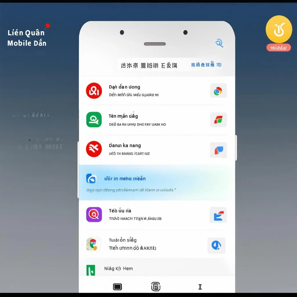 máy chủ thử nghiệm Liên Quân Mobile