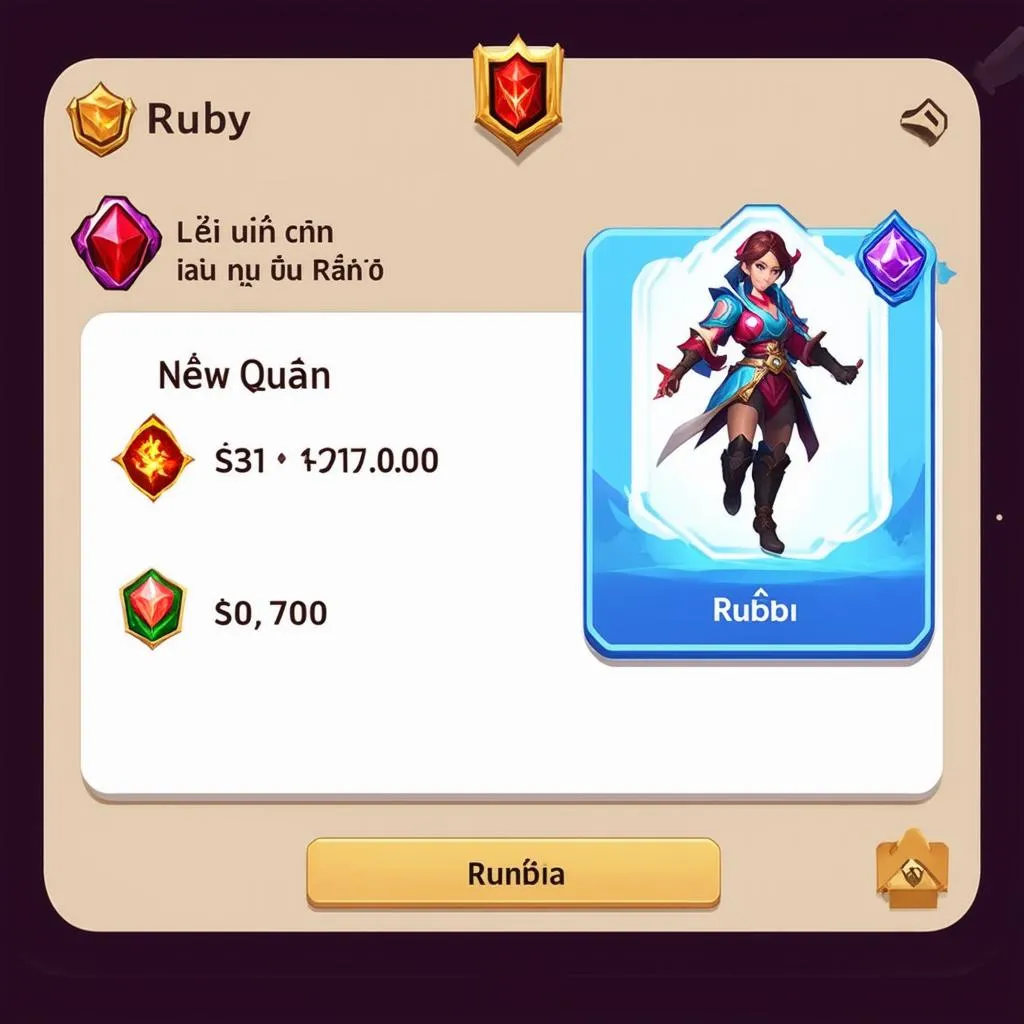 mua tướng bằng ruby trong liên quân