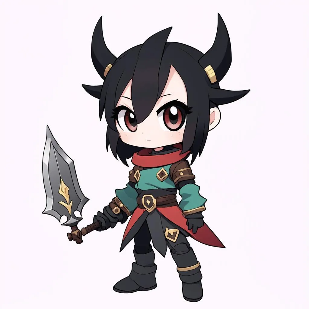 Hình ảnh chibi Nakroth đáng yêu