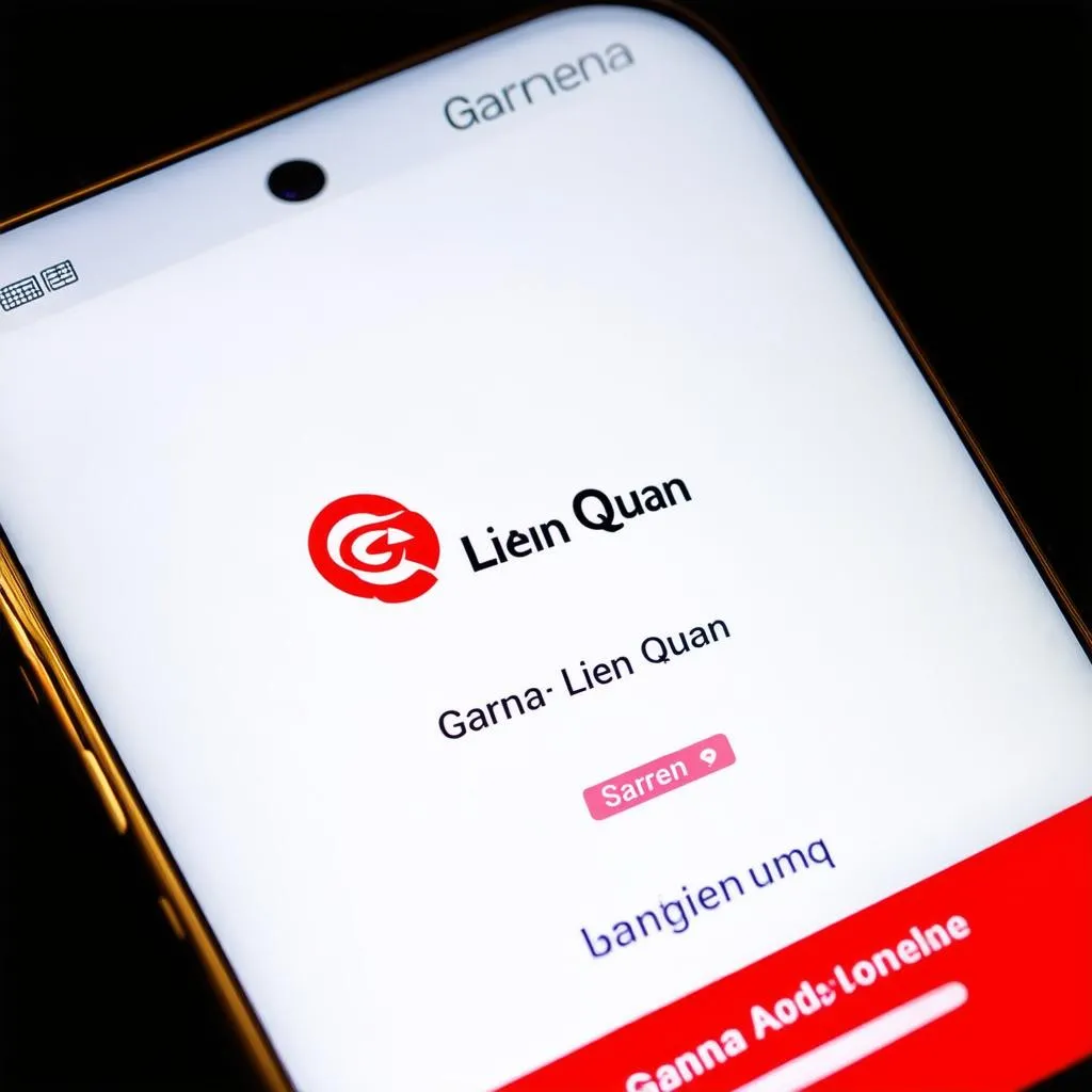 Màn hình đăng nhập Garena Liên Quân