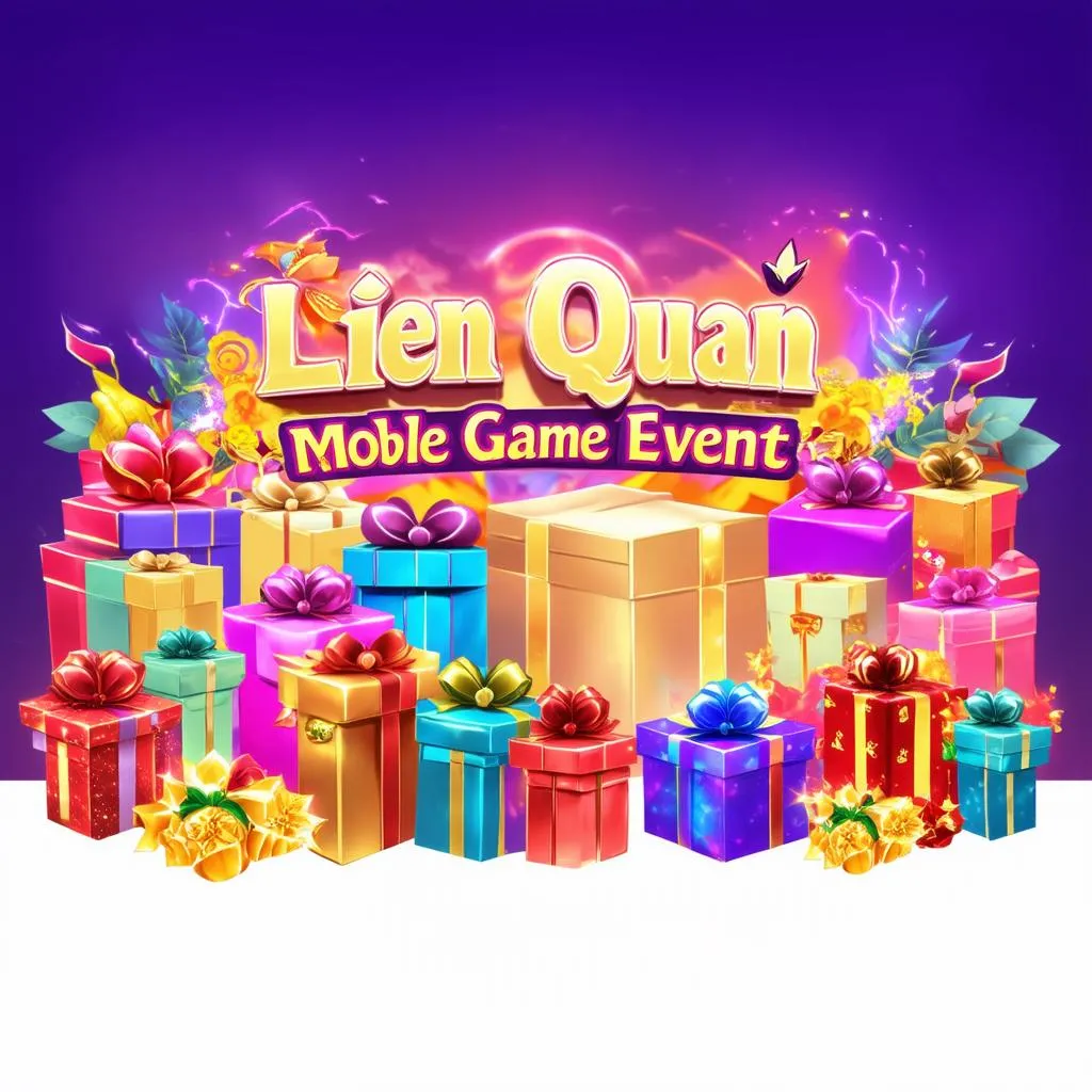 Hình ảnh banner sự kiện game Liên Quân Mobile với nhiều quà tặng hấp dẫn