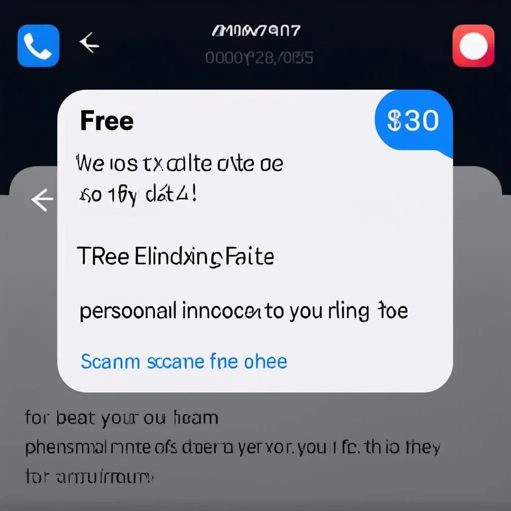 Tin nhắn lừa đảo data free