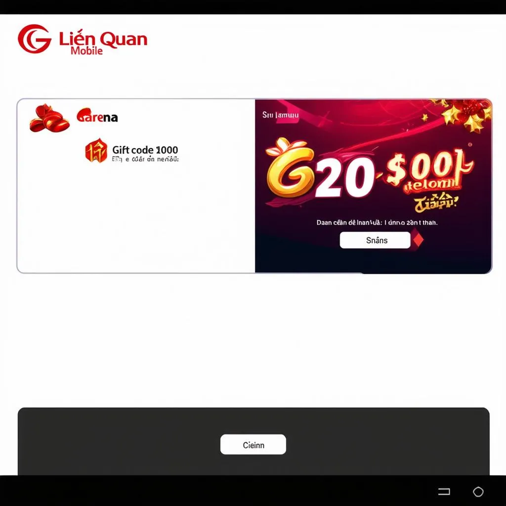 Nhập Giftcode Liên Quân