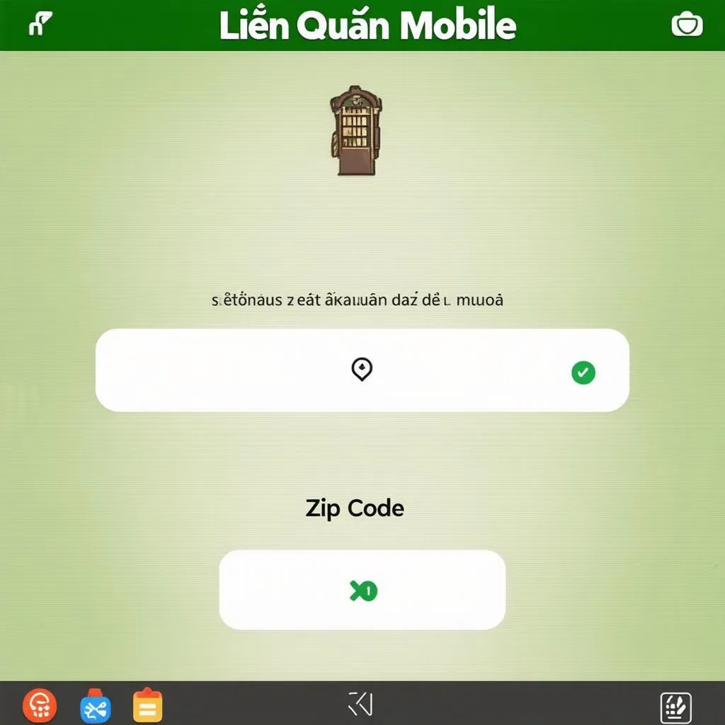 Nhập Zip Code Liên Quân Mobile