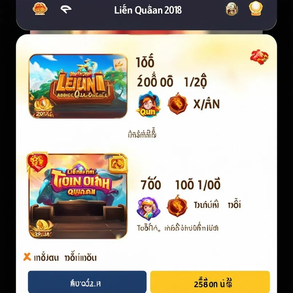 Hình ảnh về nick Liên Quân 2018