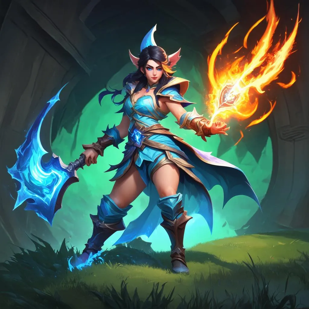 Mid lane mage in Arena of Valor